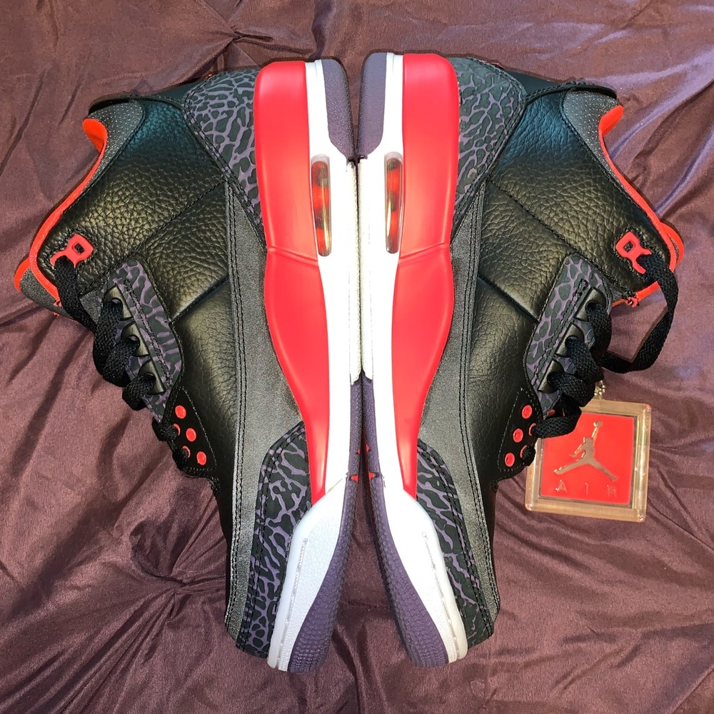 Air Jordan 3 Retro Crimson NEW - Picture 3 of 6